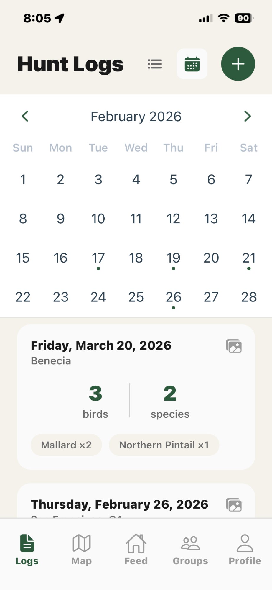 QuackLog Screenshot 1